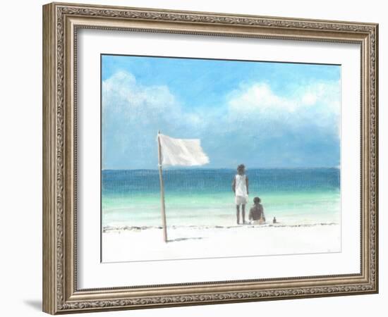 Boys on Beach, Kenya-Lincoln Seligman-Framed Giclee Print