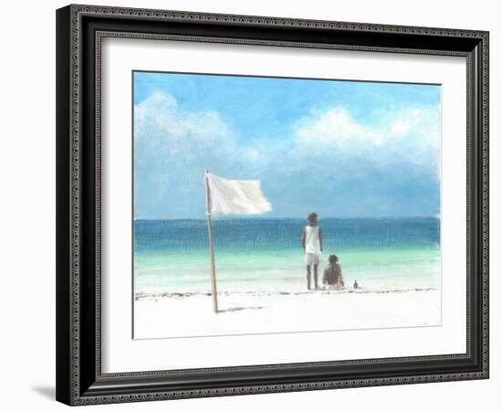 Boys on Beach, Kenya-Lincoln Seligman-Framed Giclee Print