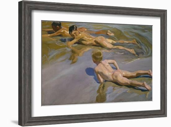 Boys on the Beach, 1909-Joaqu?n Sorolla y Bastida-Framed Giclee Print