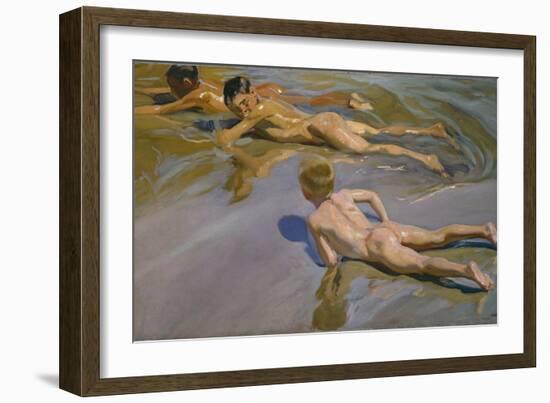 Boys on the Beach, 1909-Joaqu?n Sorolla y Bastida-Framed Giclee Print