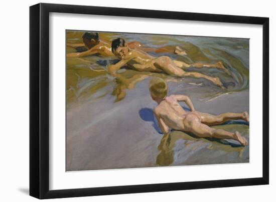 Boys on the Beach, 1909-Joaqu?n Sorolla y Bastida-Framed Giclee Print