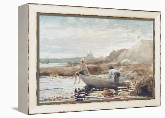 Boys on the Beach-Winslow Homer-Framed Premier Image Canvas