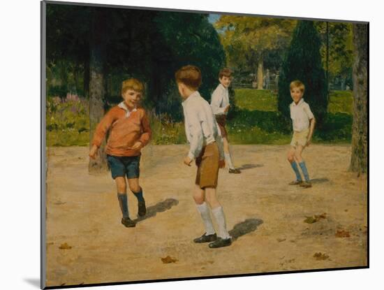 Boys Playing by Victor Gabriel Gilbert-Victor Gabriel Gilbert-Mounted Giclee Print