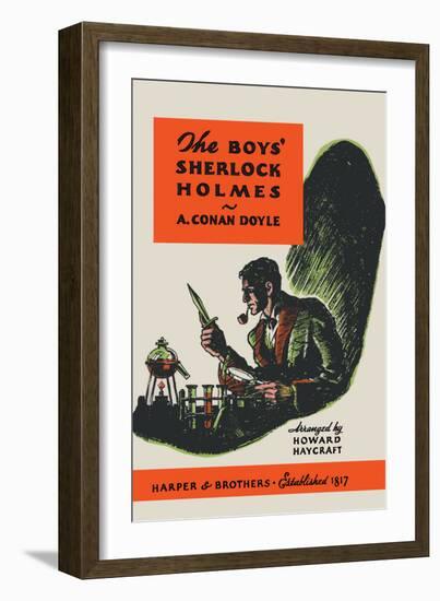 Boys' Sherlock Holmes-Charles Livingston Bull-Framed Premium Giclee Print