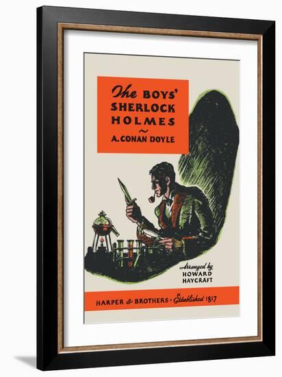 Boys' Sherlock Holmes-Charles Livingston Bull-Framed Premium Giclee Print