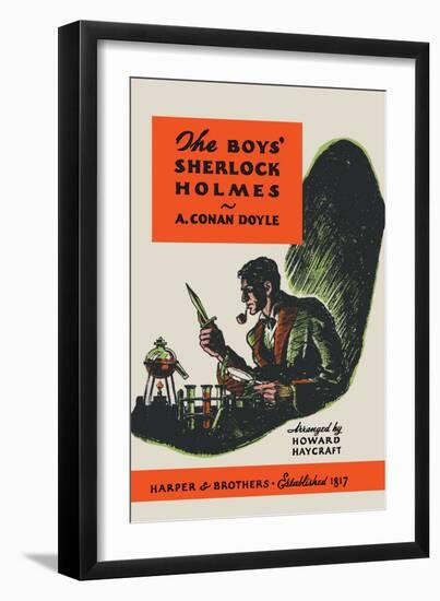 Boys' Sherlock Holmes-Charles Livingston Bull-Framed Premium Giclee Print