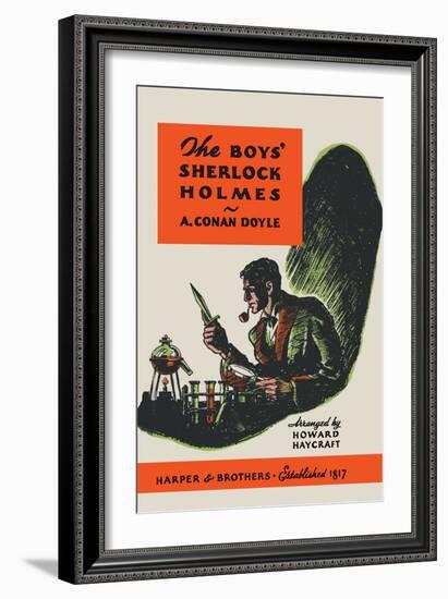 Boys' Sherlock Holmes-Charles Livingston Bull-Framed Premium Giclee Print