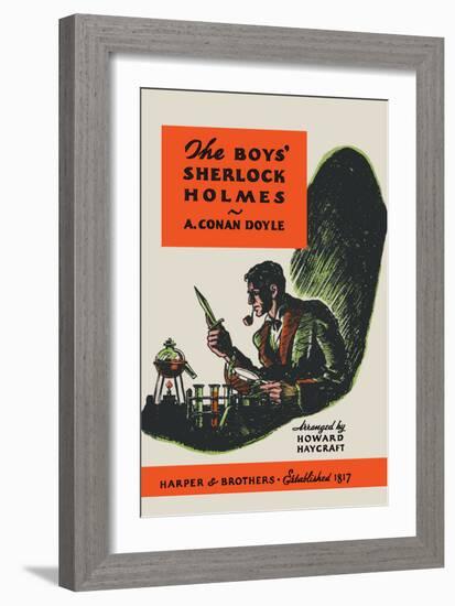 Boys' Sherlock Holmes-Charles Livingston Bull-Framed Art Print