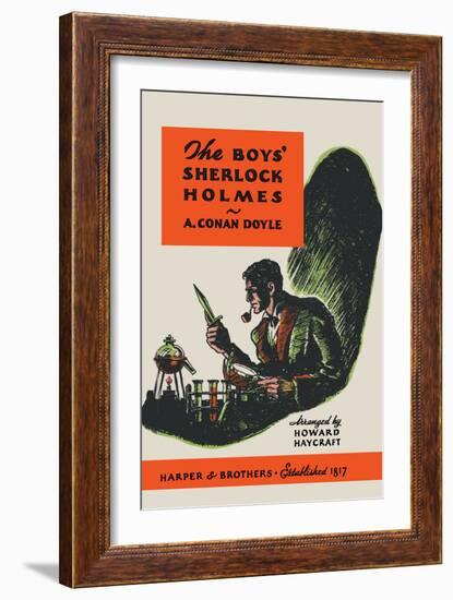 Boys' Sherlock Holmes-Charles Livingston Bull-Framed Art Print