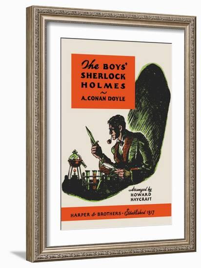 Boys' Sherlock Holmes-Charles Livingston Bull-Framed Art Print