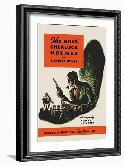 Boys' Sherlock Holmes-Charles Livingston Bull-Framed Art Print