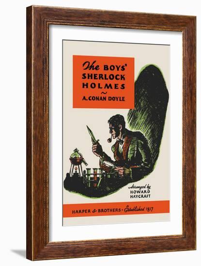 Boys' Sherlock Holmes-Charles Livingston Bull-Framed Premium Giclee Print