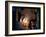 Boys Sitting on Porch Holding Sparklers, with US Flag in Back, During Independence Day Celebration-Nat Farbman-Framed Photographic Print