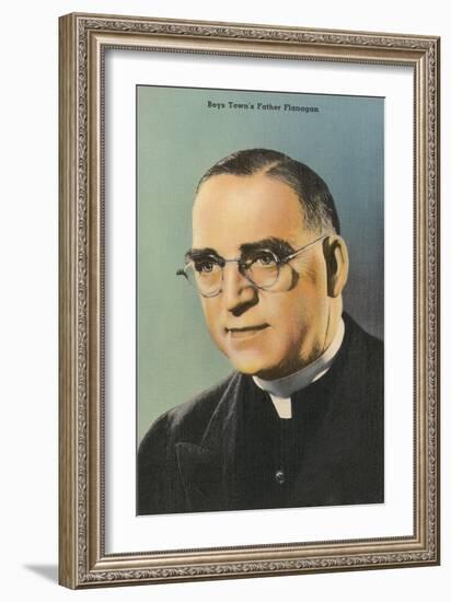 Boys Town's Father Flannagan-null-Framed Art Print