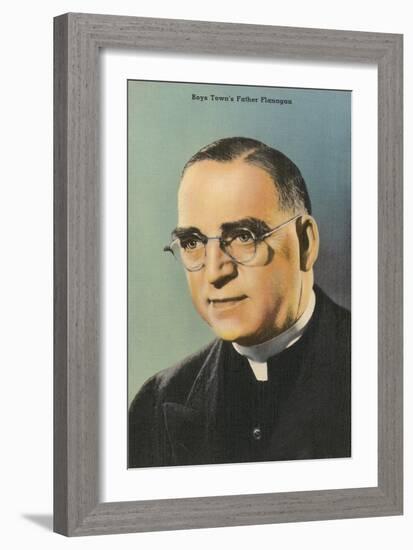 Boys Town's Father Flannagan-null-Framed Art Print