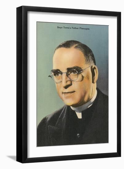 Boys Town's Father Flannagan-null-Framed Art Print