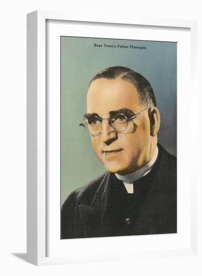 Boys Town's Father Flannagan-null-Framed Art Print