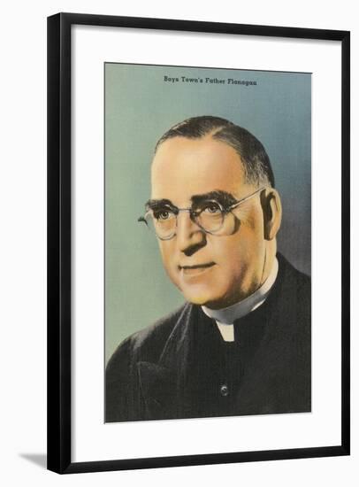 Boys Town's Father Flannagan-null-Framed Art Print