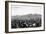 Bozeman, Montana - Panoramic View of Town-Lantern Press-Framed Art Print