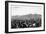 Bozeman, Montana - Panoramic View of Town-Lantern Press-Framed Art Print