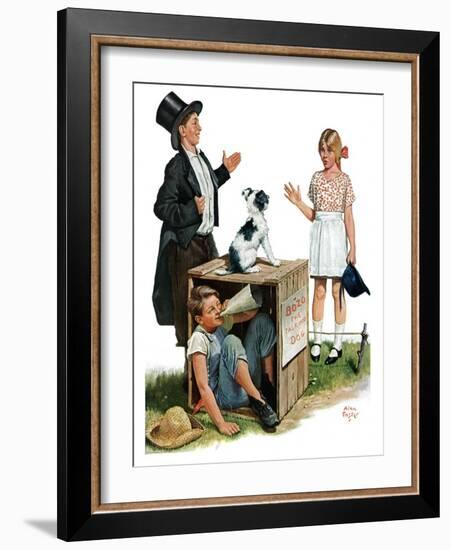 "Bozo, the Talking Dog,"September 1, 1928-Alan Foster-Framed Giclee Print