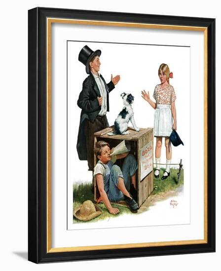 "Bozo, the Talking Dog,"September 1, 1928-Alan Foster-Framed Giclee Print