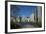 Bp Bridge in Millennium Park in Chicago, Early Morning in Autumn, with Skyline-Alan Klehr-Framed Photographic Print