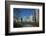 Bp Bridge in Millennium Park in Chicago, Early Morning in Autumn, with Skyline-Alan Klehr-Framed Photographic Print