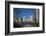 Bp Bridge in Millennium Park in Chicago, Early Morning in Autumn, with Skyline-Alan Klehr-Framed Photographic Print