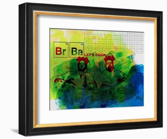 Br Ba Watercolor 1-Anna Malkin-Framed Art Print