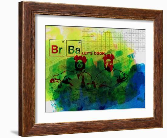 Br Ba Watercolor 1-Anna Malkin-Framed Art Print