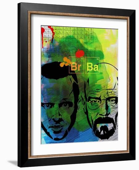 Br Ba Watercolor 2-Anna Malkin-Framed Art Print