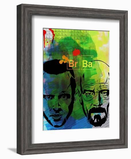 Br Ba Watercolor 2-Anna Malkin-Framed Art Print