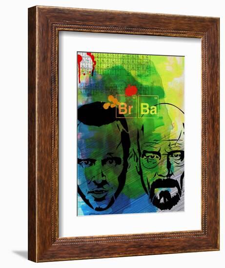 Br Ba Watercolor 2-Anna Malkin-Framed Art Print