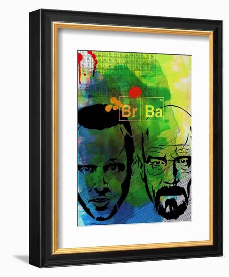 Br Ba Watercolor 2-Anna Malkin-Framed Art Print