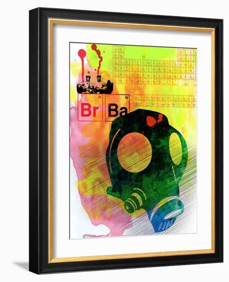 Br Ba Watercolor 3-Anna Malkin-Framed Art Print