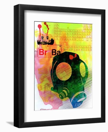 Br Ba Watercolor 3-Anna Malkin-Framed Art Print