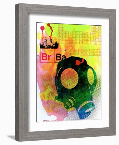 Br Ba Watercolor 3-Anna Malkin-Framed Art Print