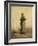 Br?leuse d'herbes-Jean-François Millet-Framed Giclee Print