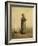 Br?leuse d'herbes-Jean-François Millet-Framed Giclee Print