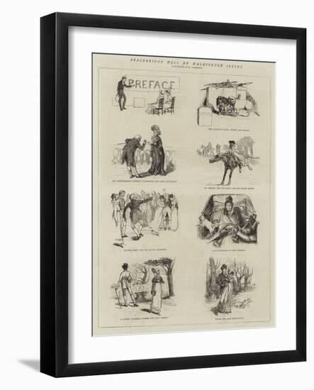 Bracebridge Hall by Washington Irving-Randolph Caldecott-Framed Giclee Print