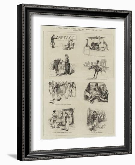 Bracebridge Hall by Washington Irving-Randolph Caldecott-Framed Giclee Print