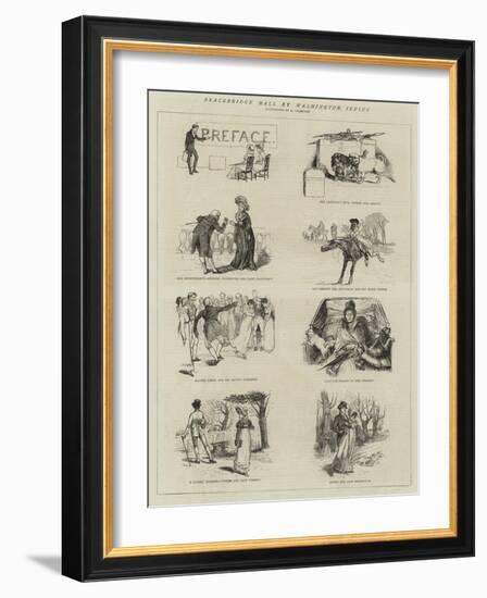 Bracebridge Hall by Washington Irving-Randolph Caldecott-Framed Giclee Print