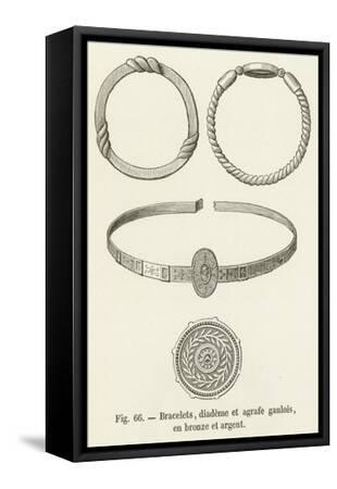 Bracelets, Diademe Et Agrafe Gaulois, En Bronze Et Argent' Giclee Print |  Art.com