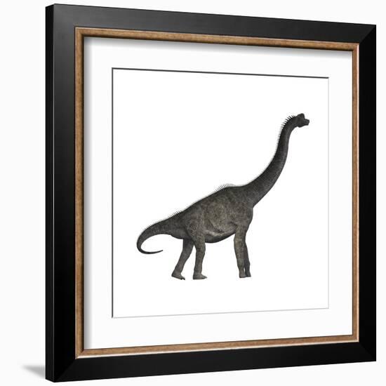 Brachiosaurus Dinosaur-Stocktrek Images-Framed Art Print
