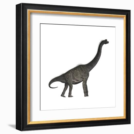 Brachiosaurus Dinosaur-Stocktrek Images-Framed Art Print