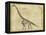 Brachiosaurus Study-Ethan Harper-Framed Stretched Canvas