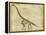 Brachiosaurus Study-Ethan Harper-Framed Stretched Canvas