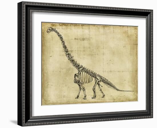 Brachiosaurus Study-Ethan Harper-Framed Premium Giclee Print