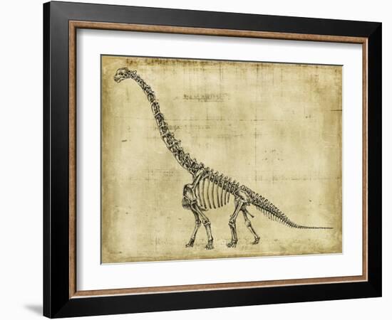 Brachiosaurus Study-Ethan Harper-Framed Art Print